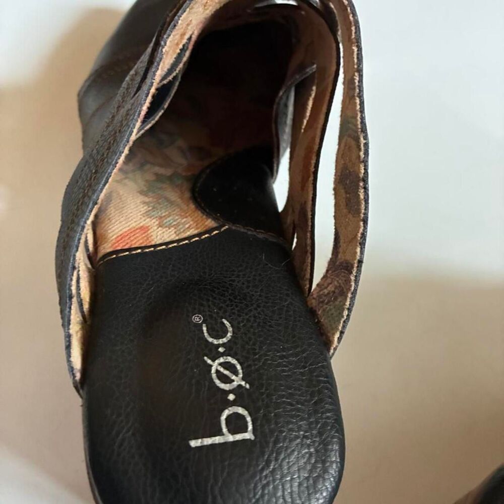 Boc Women's Brown and Black Clogs - Picture 7 of 8
